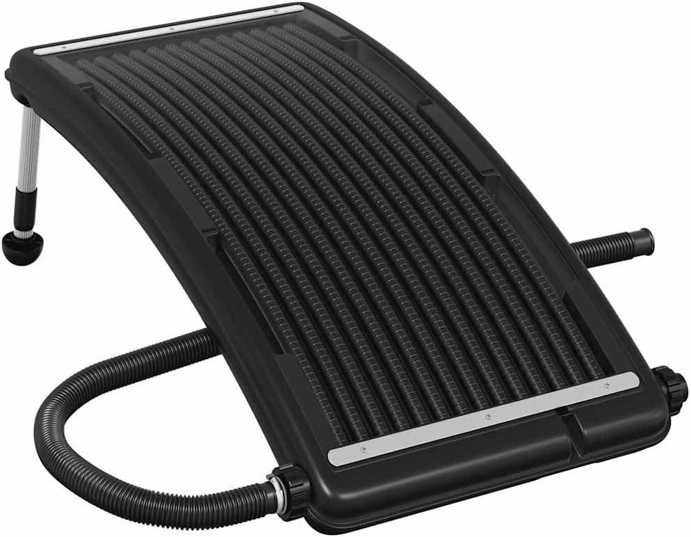 vidaXL 2X Solar-Heizung für Pool Gebogen Poolheizung Solarheizung Swiming Pool Solarkollektor Schwimmbad Heizung Solarmodul 110x65cm