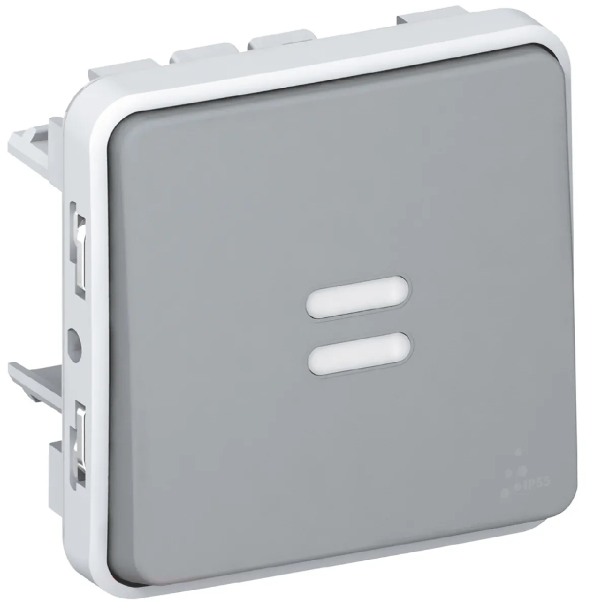 Legrand Plexo 69515 - Va et Vient Témoin - Gris