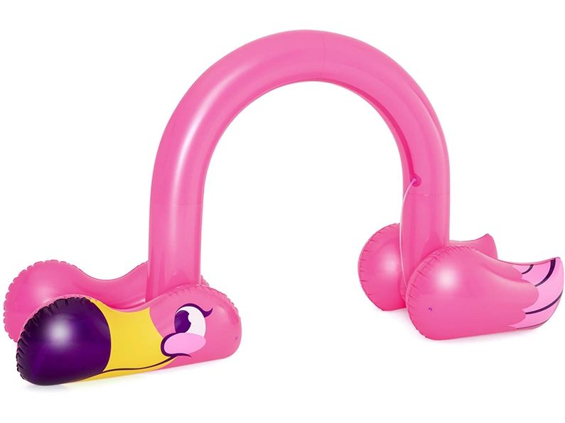 Bestway Jumbo Flamingo Sprinkler 340 x 110 x 193 cm Wassersprinklerbogen zum Hindurchlaufen