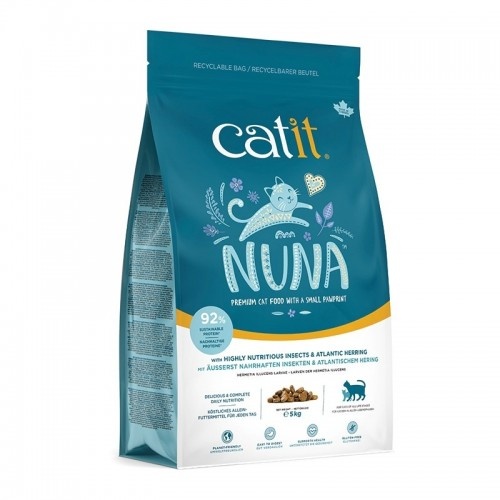 Ração para gatos Catit Nuna com insetos e arenque