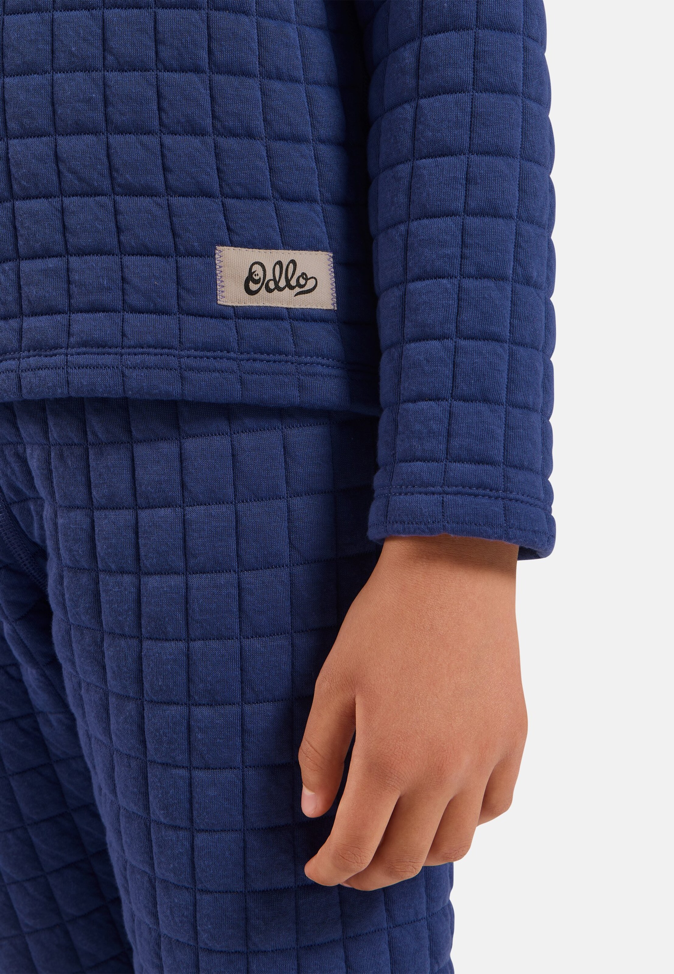 Gestepptes Adventurer Rundhalsshirt für Kinder in Skipper Blue