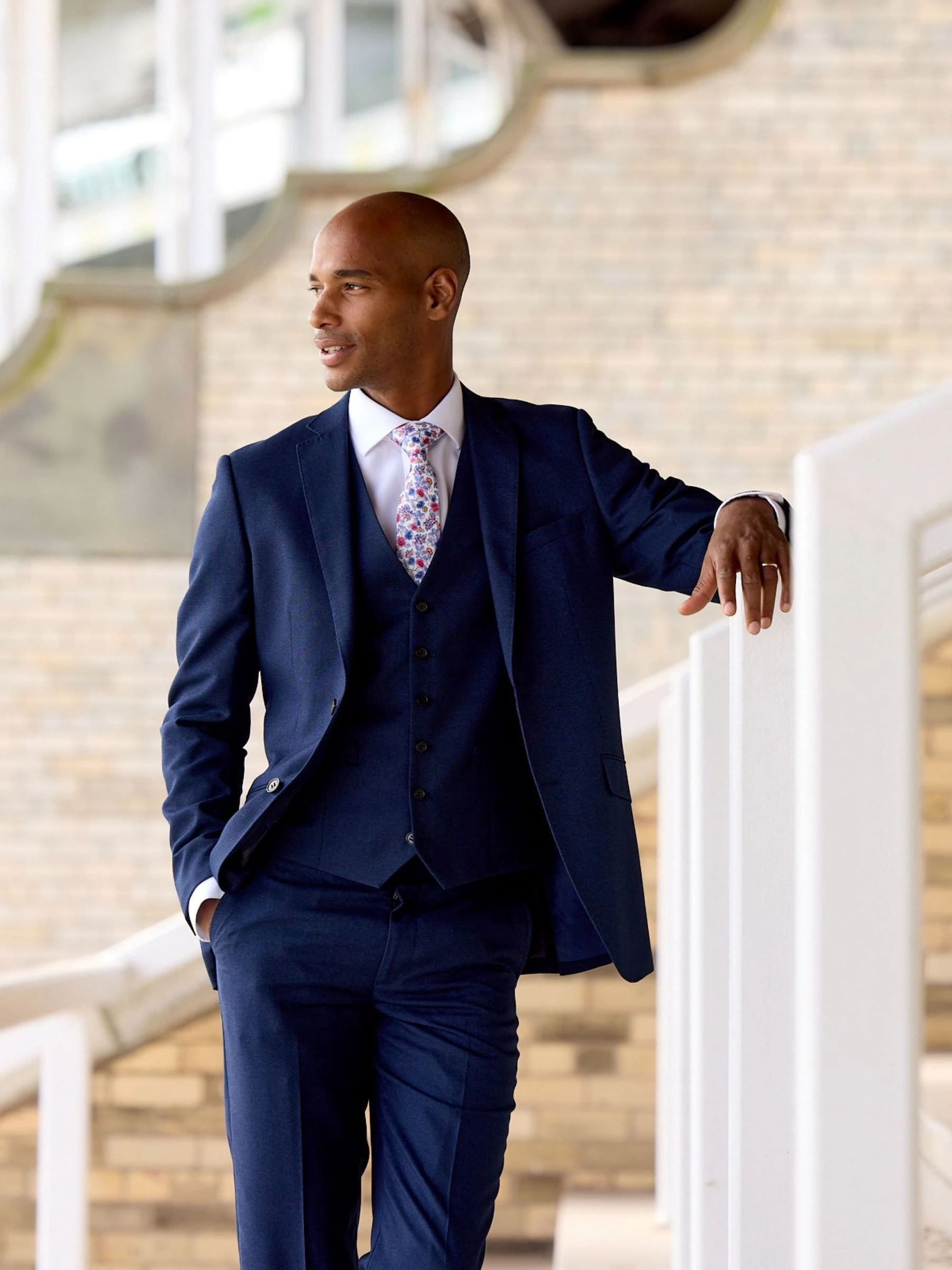 Donkerblauw - Tailored - Skopes Harcourt kostuumjasje