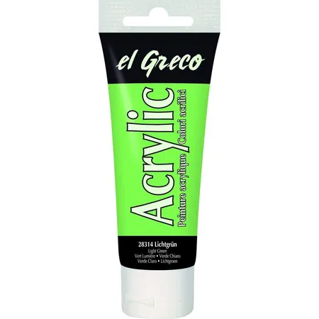 KREUL el Greco Acrylic Lichtgrün 75 ml Tube