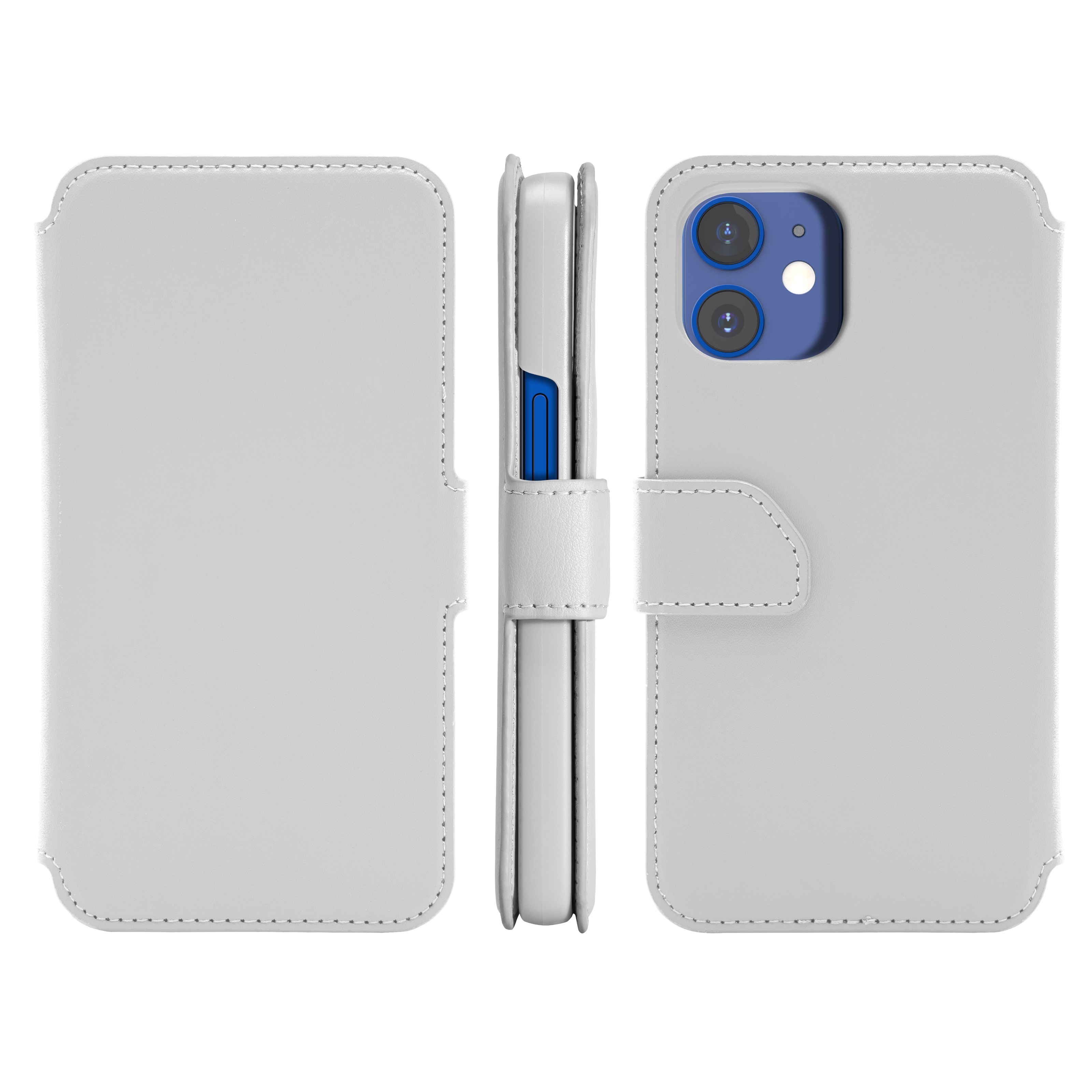 Nomadelic Wallet Case Solo 502 til iPhone 12 mini Grå