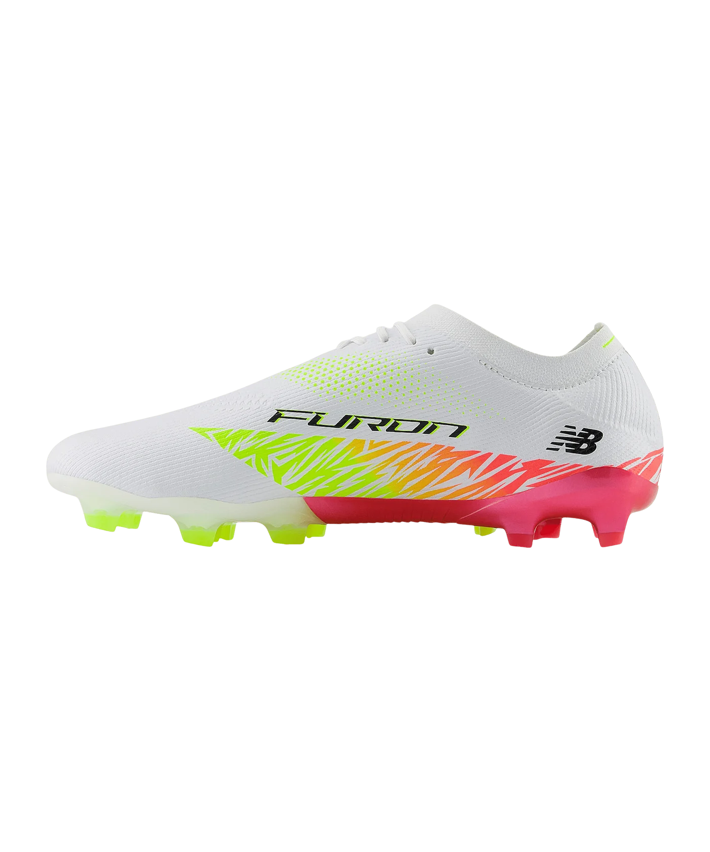 New Balance Furon Elite V8 FG Flash Point Weiss FIB8