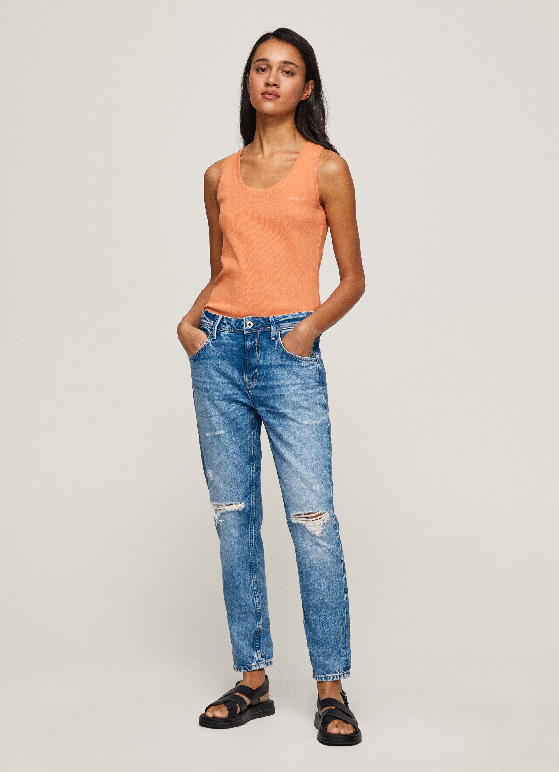Calça jeans VIOLET FIT Relaxed High Waist - jeans