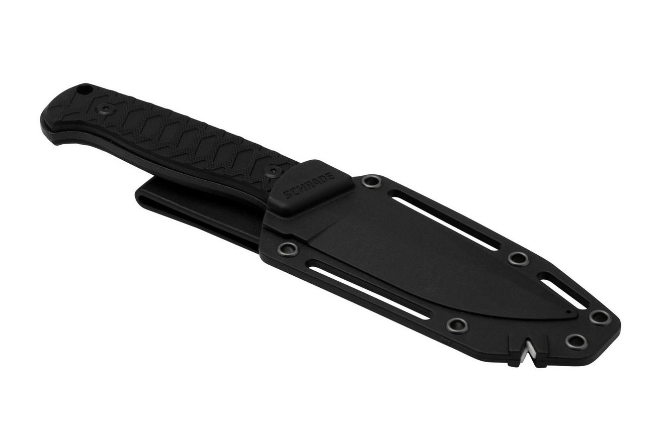 Schrade Wolverine 1182520, zwart, vaststaand mes
