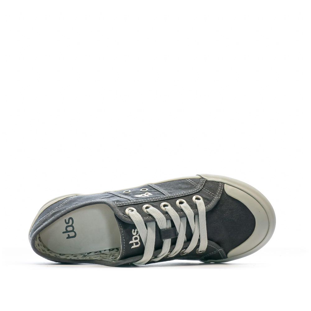 TBS Baskets en toile Grises Femme TBS Opiace