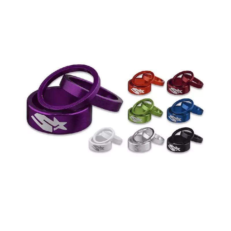 SPANK SPANK Spacer Kit 3/6/12mm Black