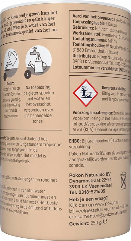 Pokon tegen mieren korrels 250 gram