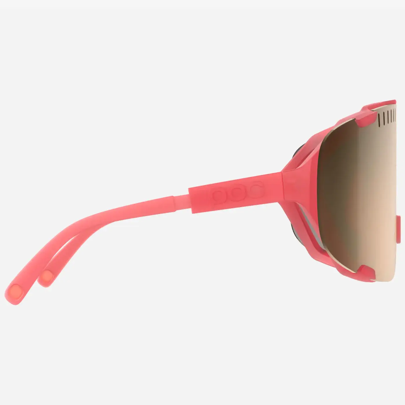 POC Devour Sport Zonnebril Lichtroze met Clarity Brown/Silver Mirror Lens