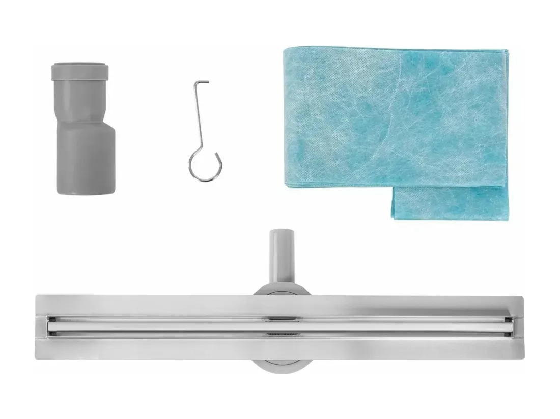 Drain Linéaire Rea Neox Slim Pro 500 Brush Steel