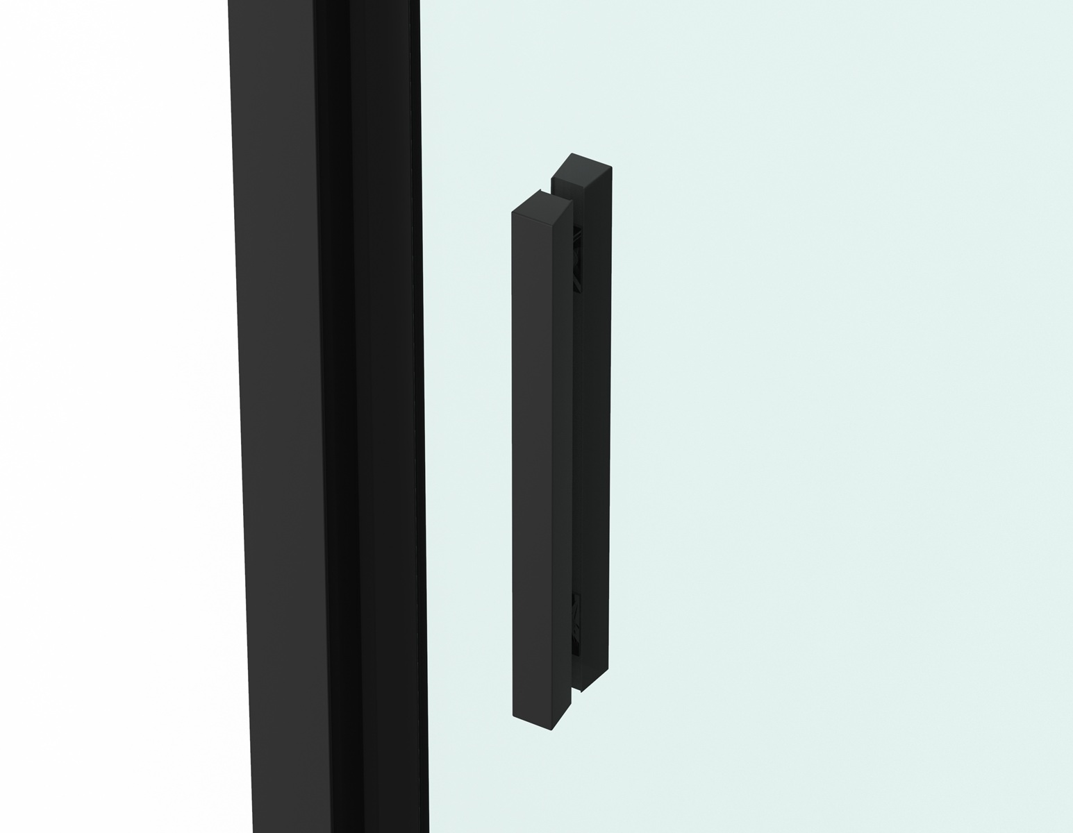 Badstuber Onda douchecabine 100x100cm zwart mat