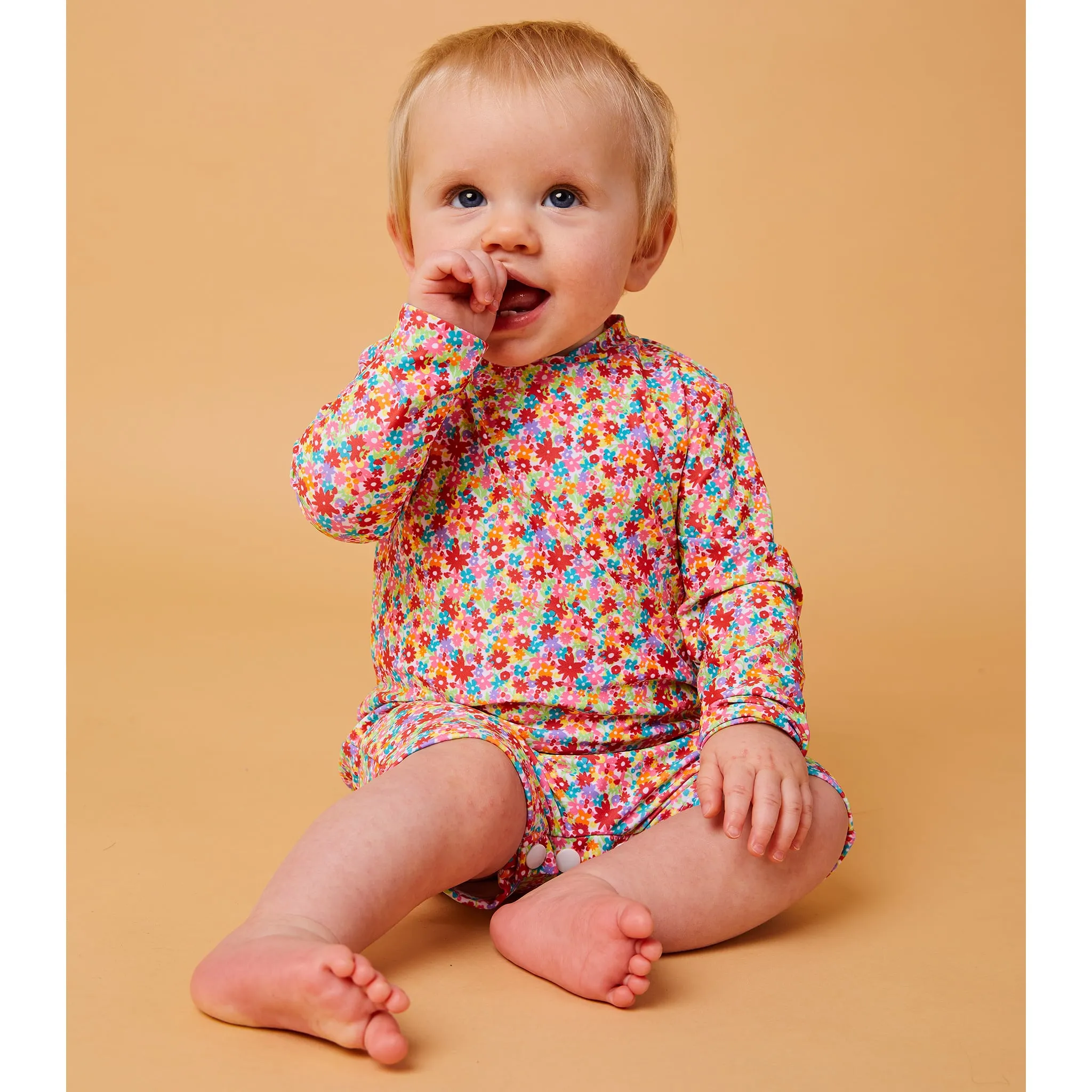 Nana The Brand Maillot UV Manches Longues Floral 3-24mois