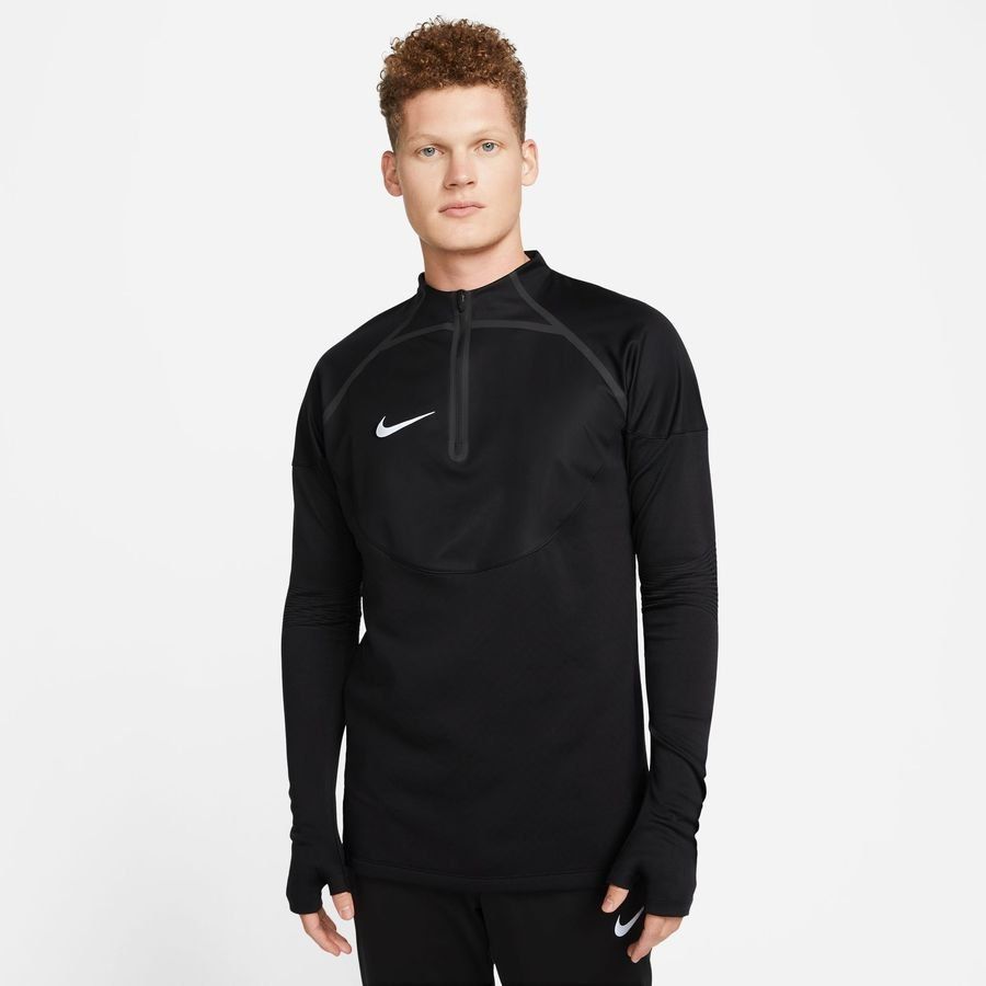 Nike Maillot d'Entraînement Therma-FIT ADV Drill Winter Warrior - Noir/Argenté