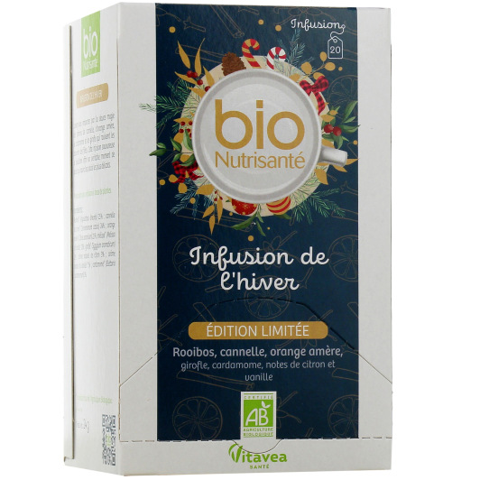 Nutrisanté Infusion de l'hiver bio - Tisane réconfortante