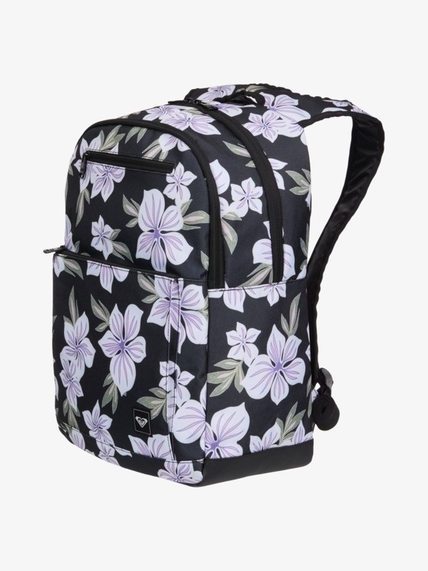 Here You Are Printed Sac à dos moyen Noir Femme
