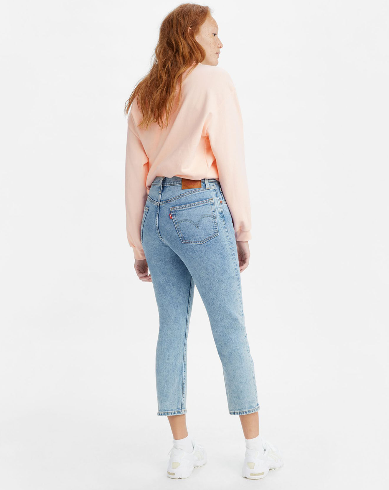 Levi's® Jean 501 Crop taille haute bleu