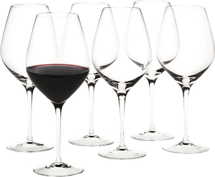 Holmegaard Cabernet Rødvinsglas klar 52 cl 6 stk. Transparent