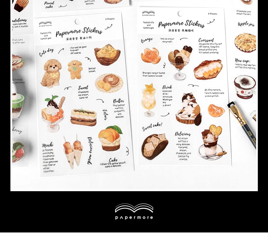 OH.LEELY - Dessertdiersticker (verschillende ontwerpen)