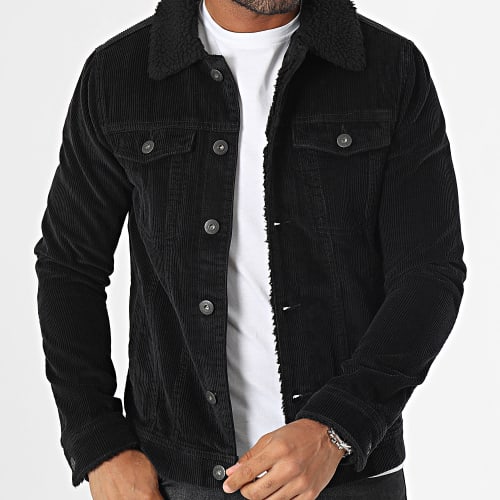 Veste Col Sherpa Alvin Noir