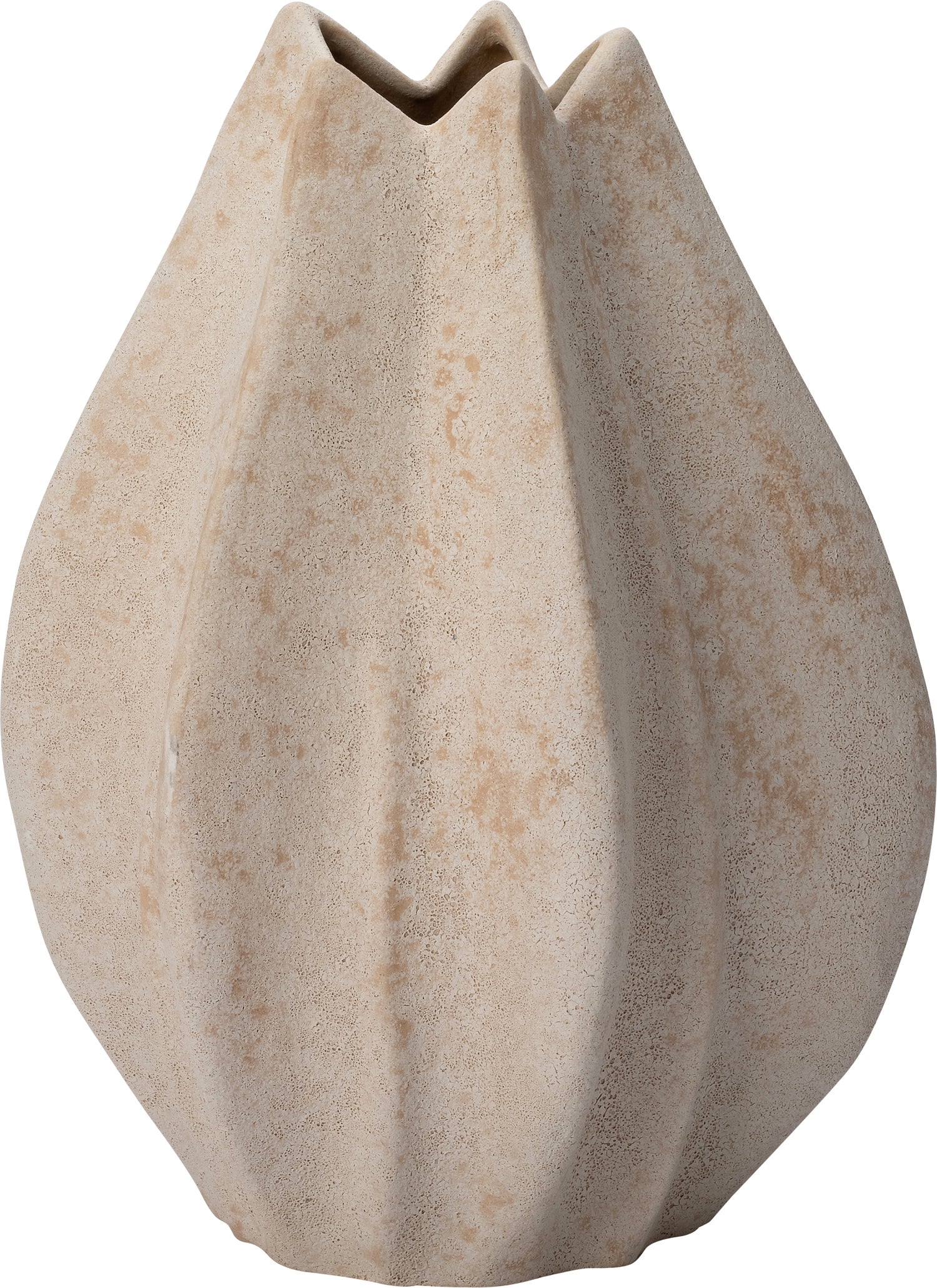 Intratuin vaas Sil beige D 23 H 31 cm