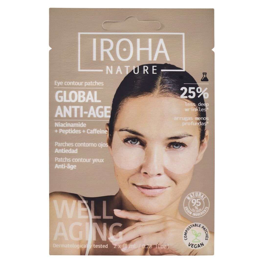 IROHA  Patches Olhos Global Anti-Age - 1un