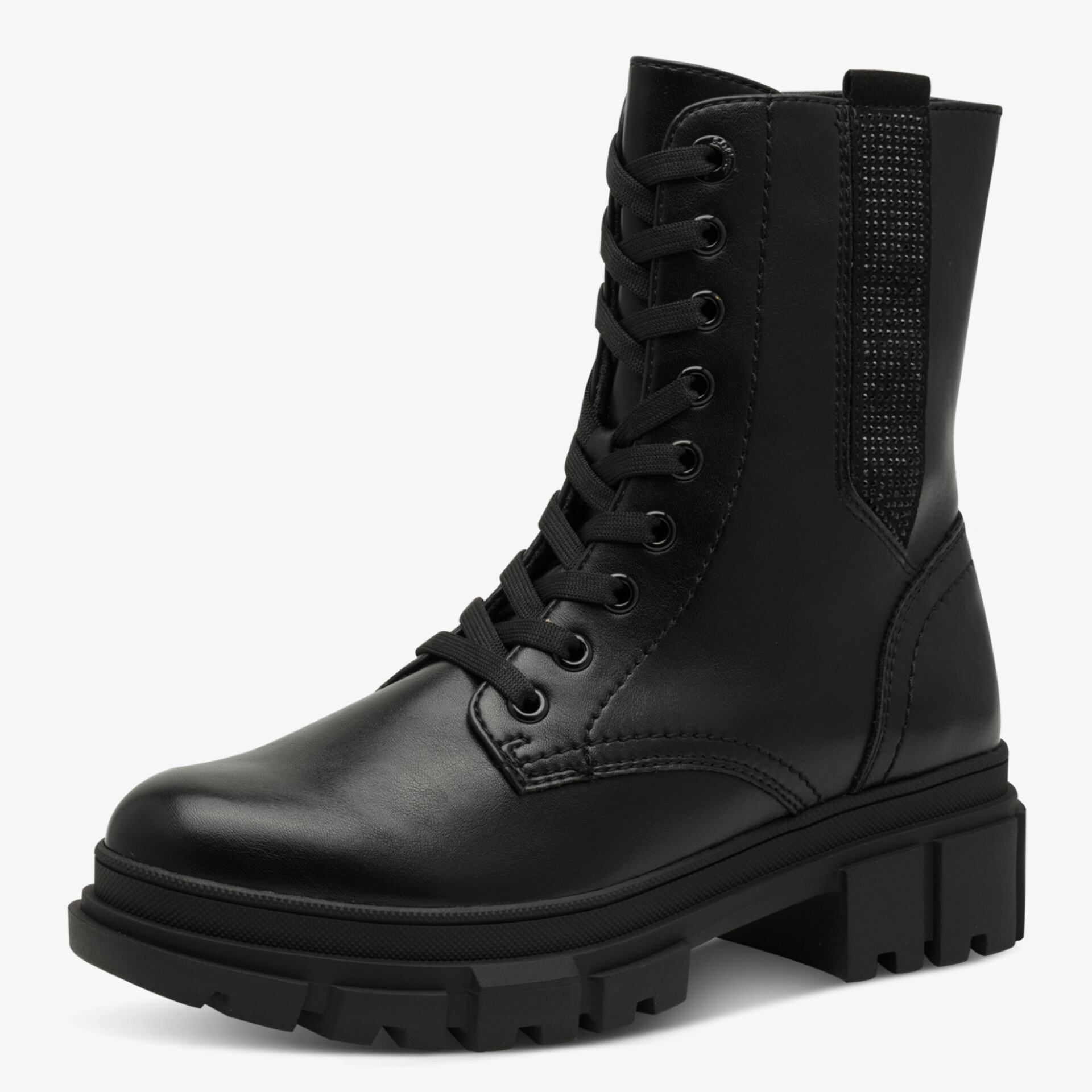 s.Oliver Damen Biker Boots schwarz