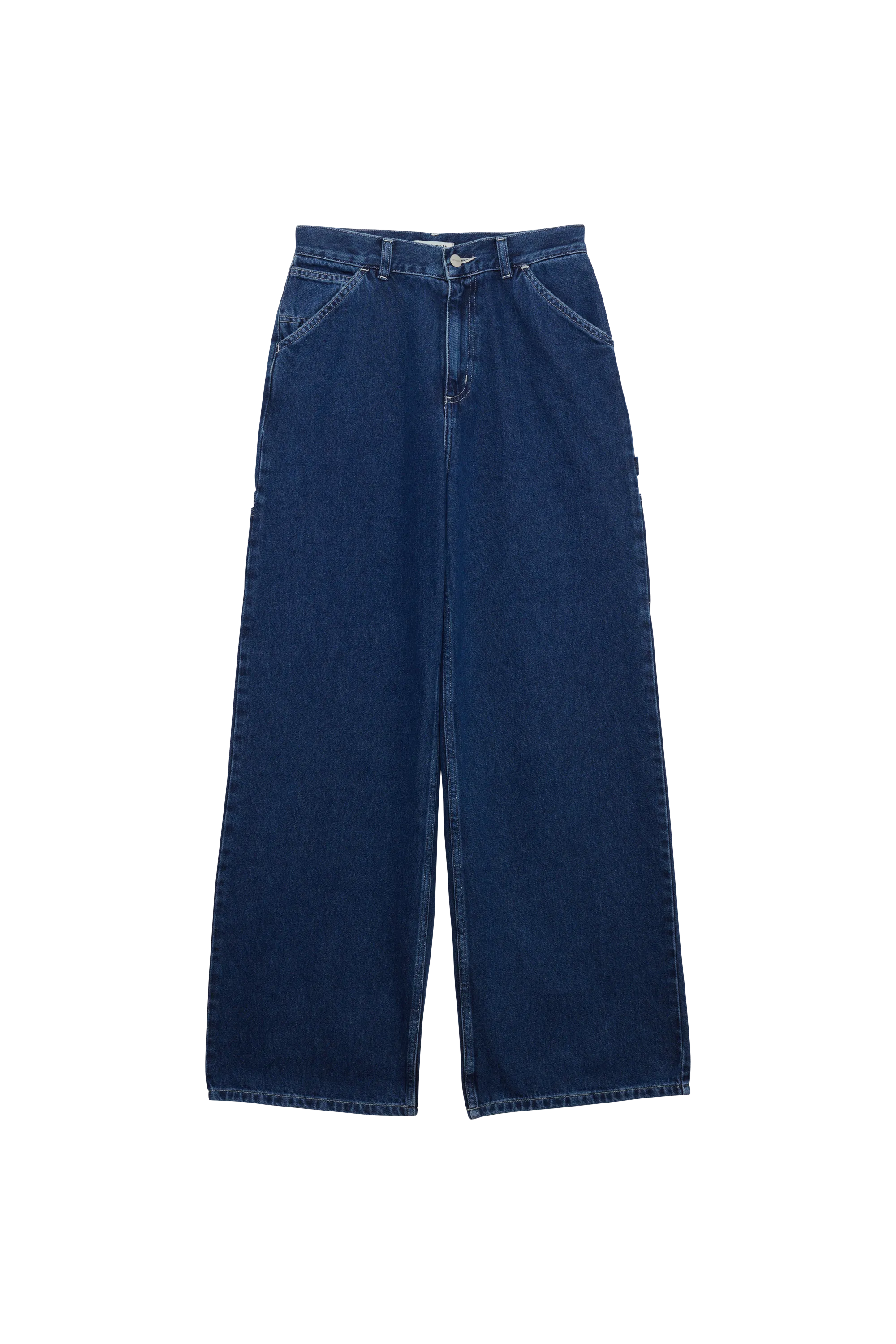 CARHARTT WIP Jean droit W' Jens Pant Bleu