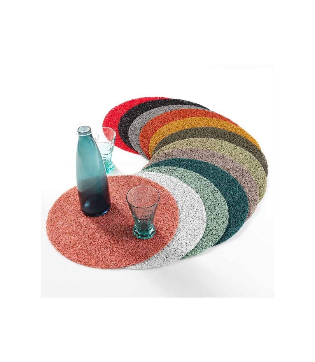 Set de Table Rond Tortilla 38cm Kaki