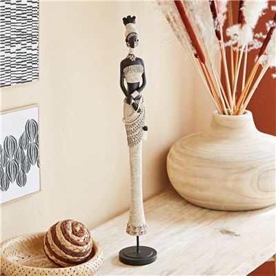 Grande statuette femme africaine