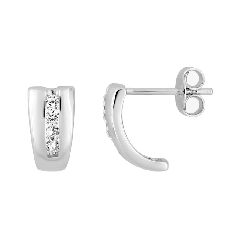 Boucles d'oreilles Femme - Oxyde de zirconium - Argent 925