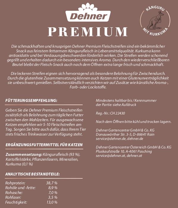 Dehner Premium Katzensnack Kängurufleisch mit
