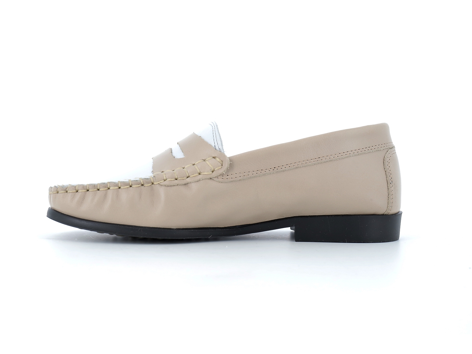 Ottilia-ASTRIA Cuir Blanc Beige