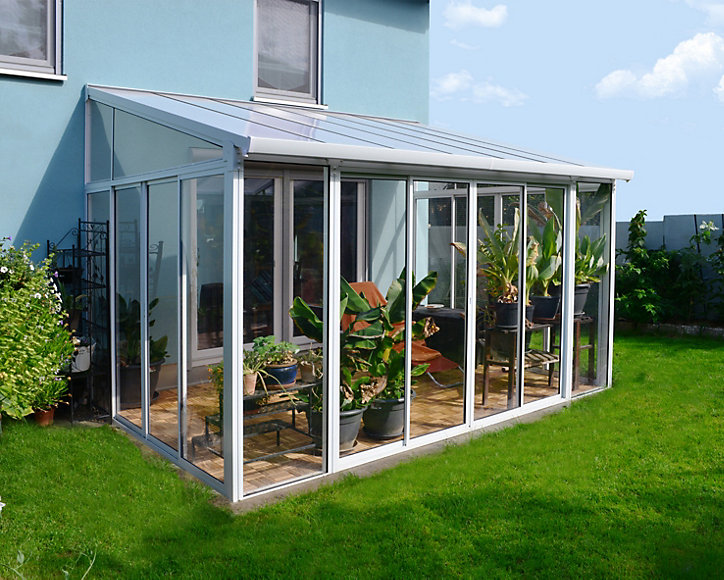Véranda Canopia SanRemo 2.77 x 4.25m Blanche