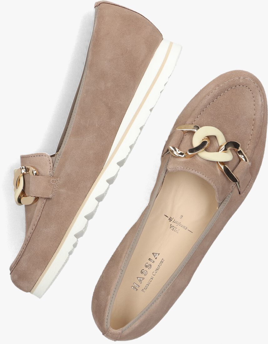 HASSIA beige hassia instappers pisa