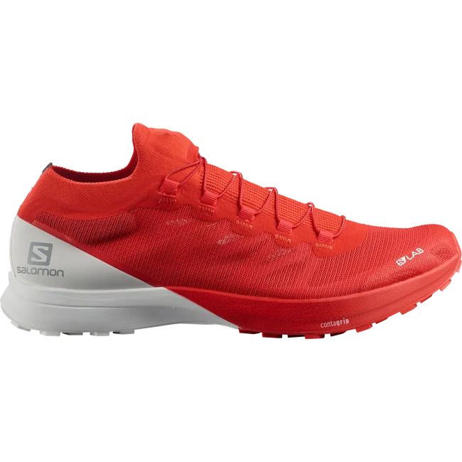 S/LAB SENSE 8  Trailrunning-Schuhe Unisex RacingRed/White/White