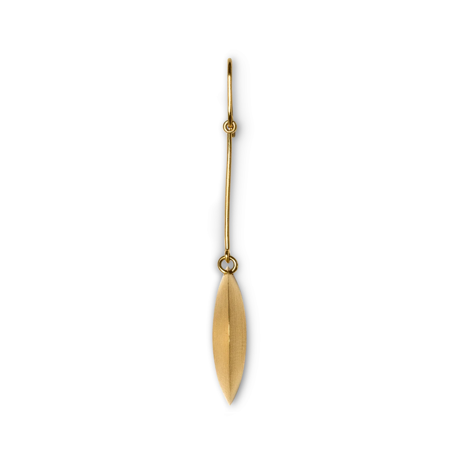 Jane Kønig Half Moon Earring forgyldt