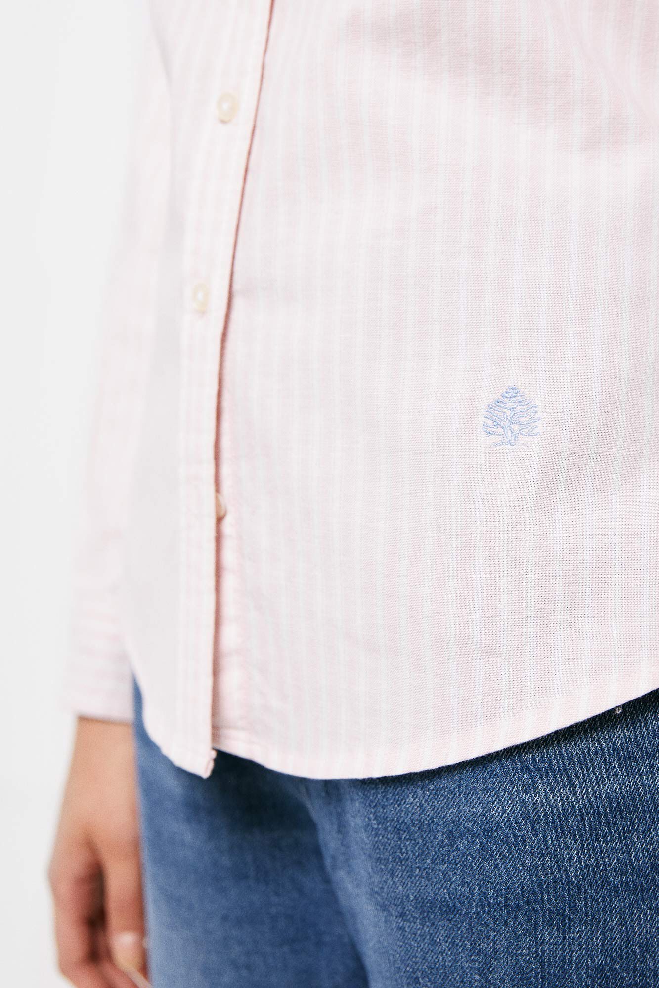 Camisa Oxford de Algodão