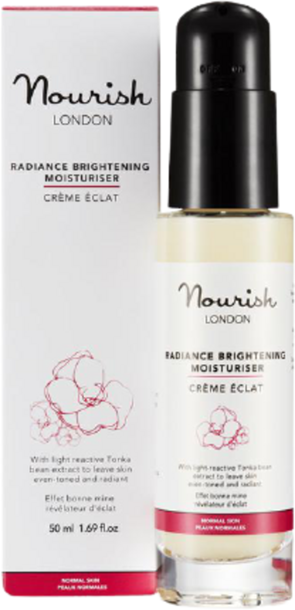 Nourish London  Radiance Brightening Moisturiser, 50 ml