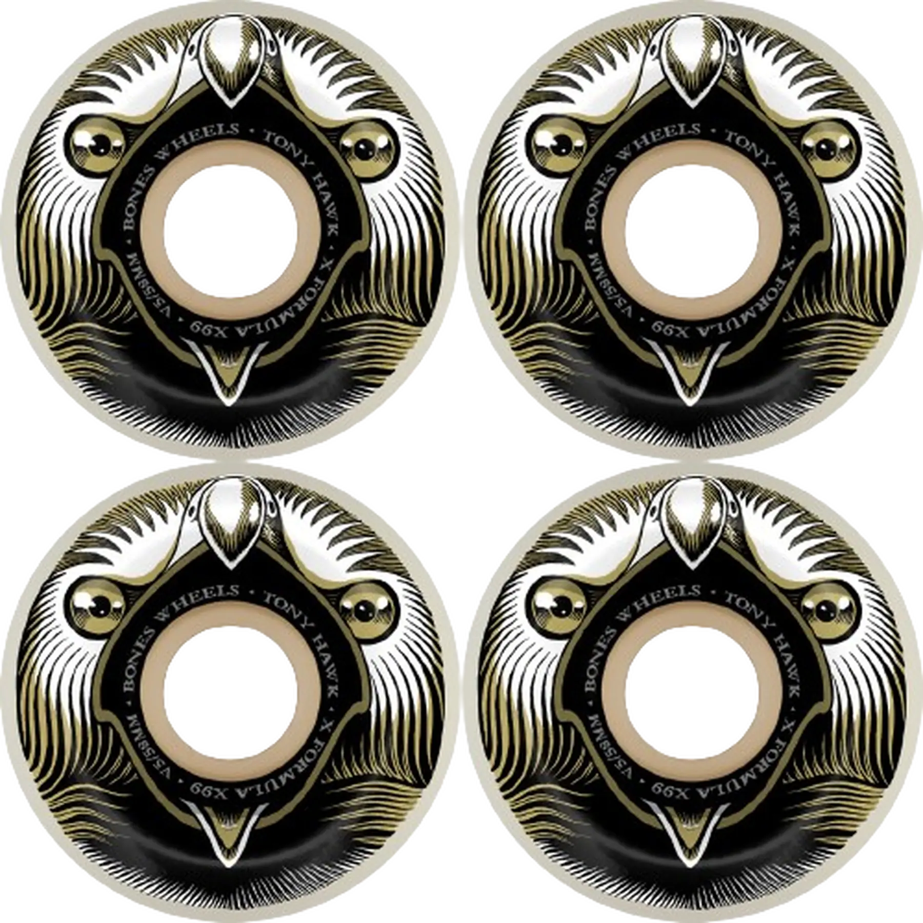 Bones Tony Hawk Skateboard Hjul 4-Pak | SkatePro