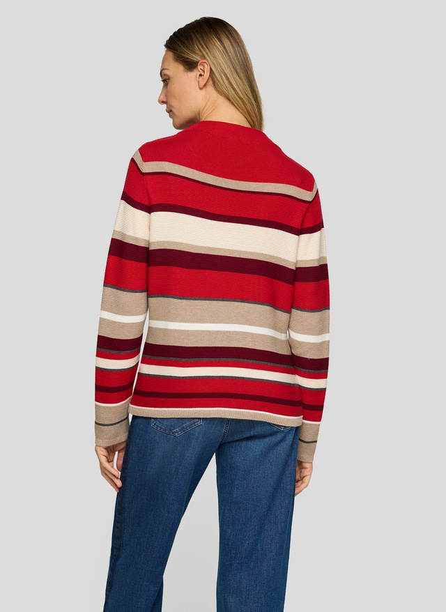 Rabe Strickpullover , im Streifen-Look