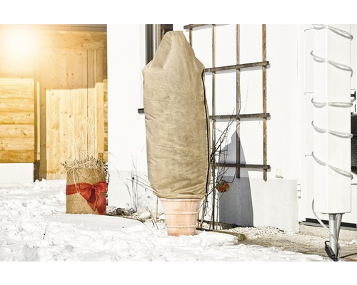 Windhager Winter Fleece Hood Protect Maat L 0.6x1.8 m beige