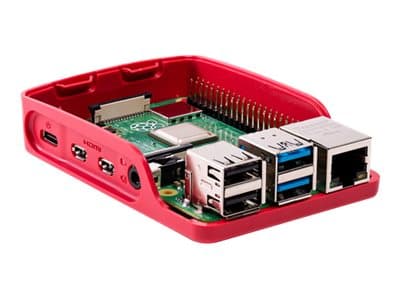 Raspberry Pi - Boks - ABS-plast - rød/hvit