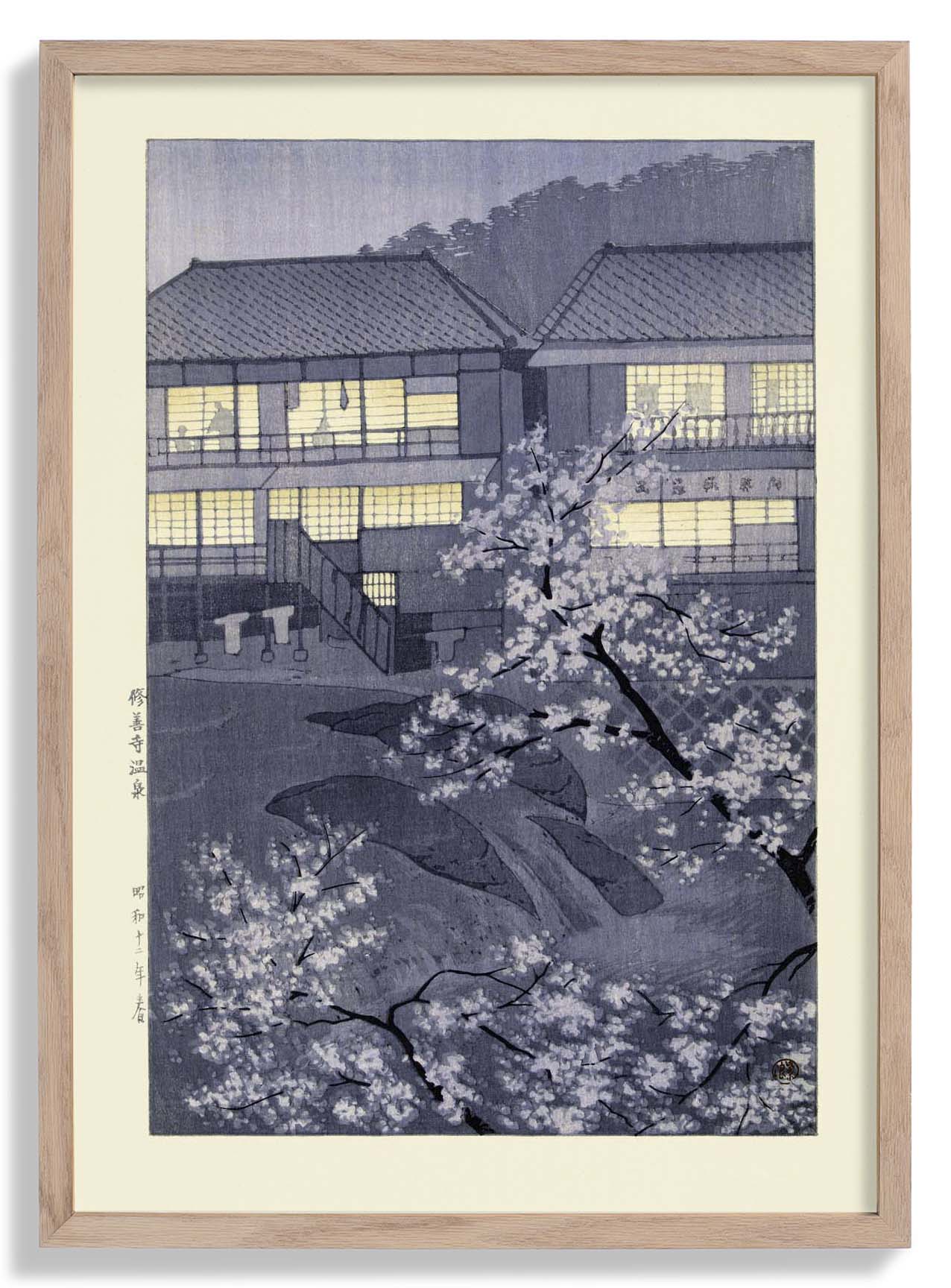 Die heißen Quellen von Shuzenji von Kasamatsu Shirô