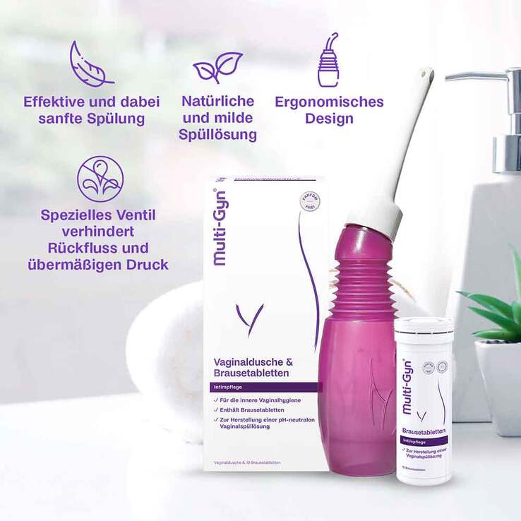 Multi-Gyn Vaginaldusche Kombipack Brausetabletten, 1 P