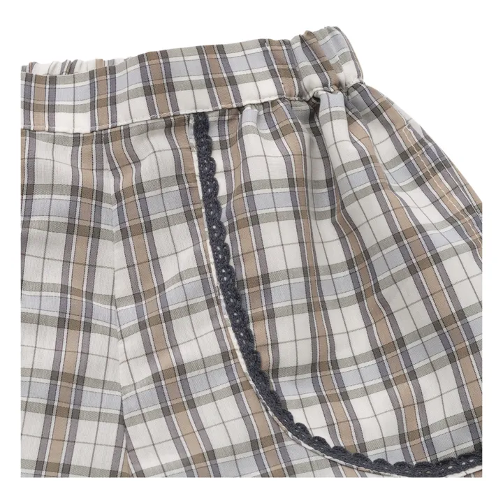 Louisiella Short Glowny à Carreaux | Vert kaki