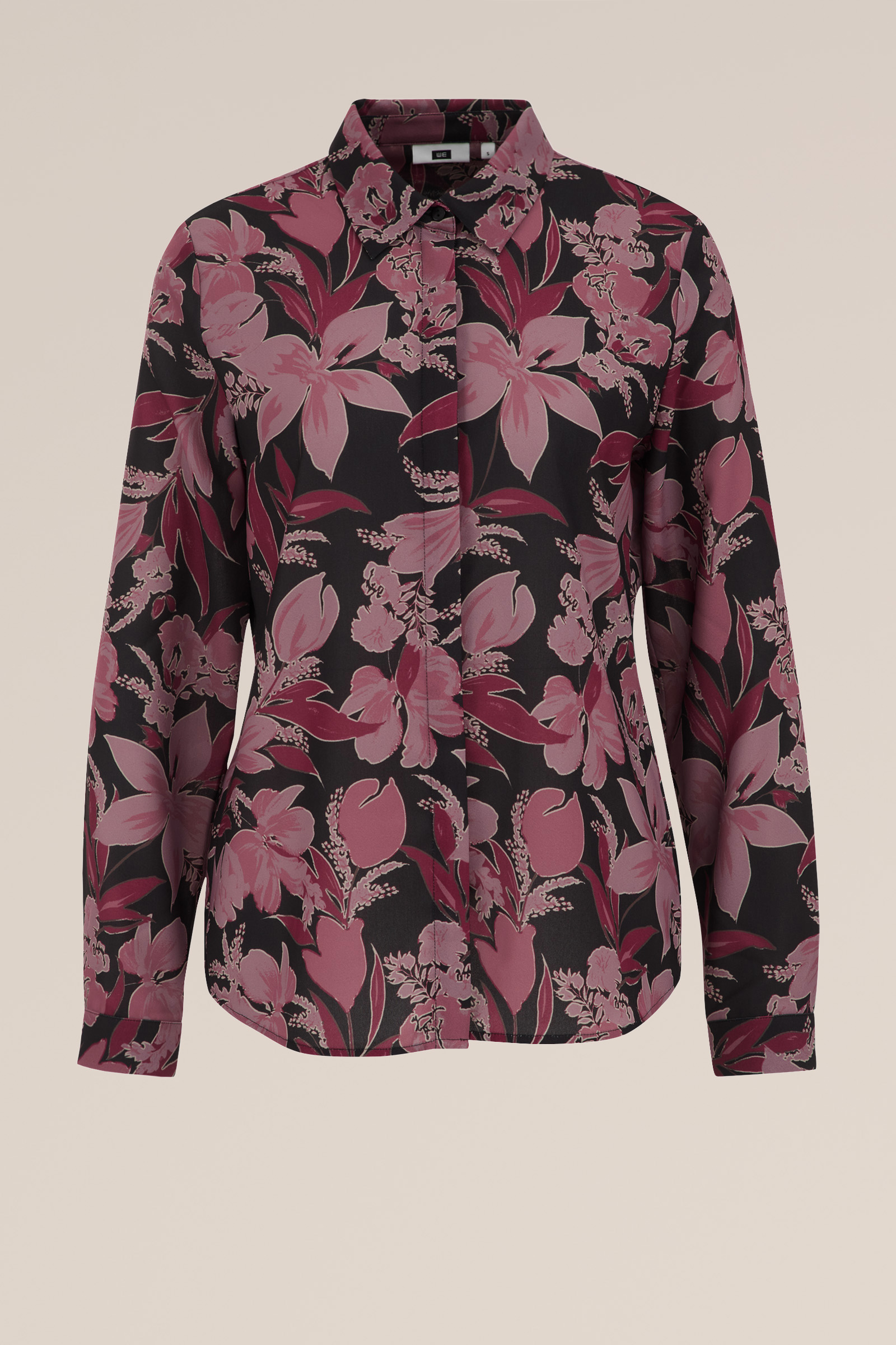 blouse met fijne structuur WE Fashion Roze