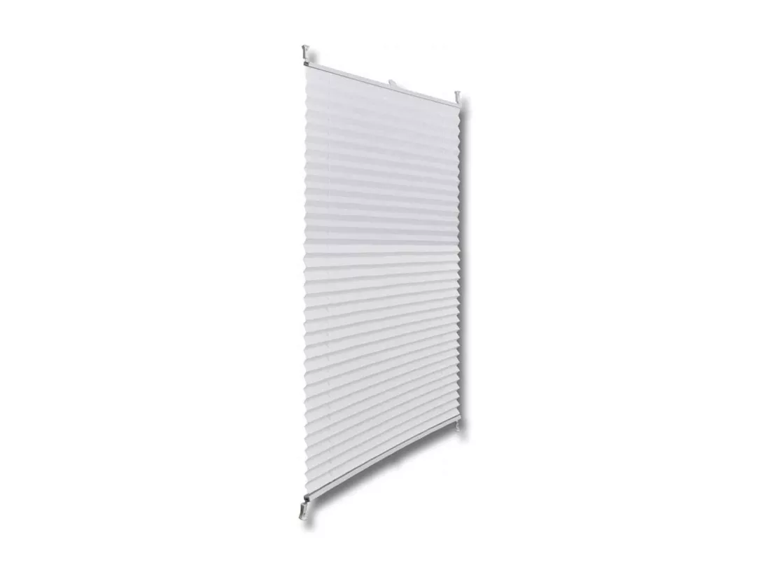 Store plissé 100x200 cm Blanc