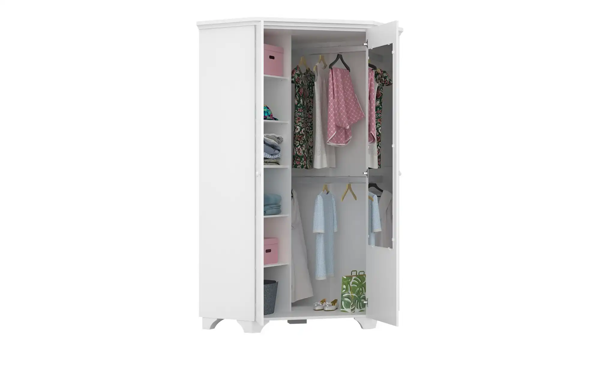 Eckkleiderschrank Boho